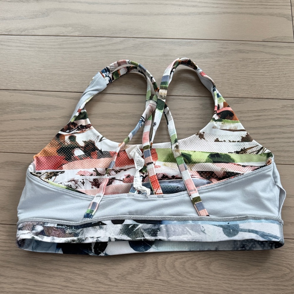 Size 8 Lululemon athletica Multicolor Sports Bra - Picture 3 of 8